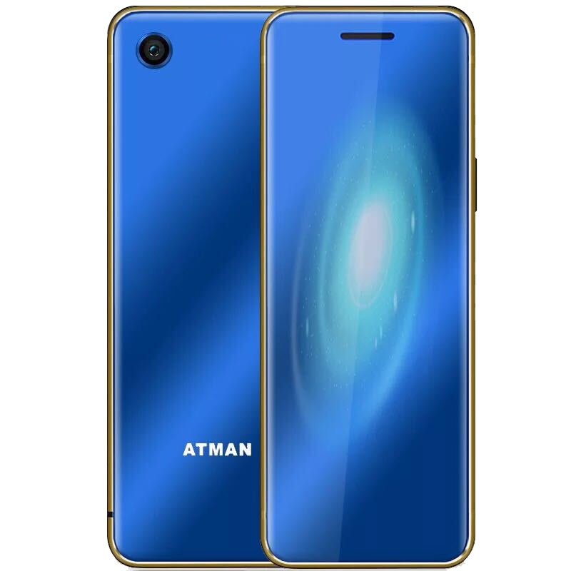 创星/ATMAN R11 蓝色 移动联通双卡双待超薄卡片机小手机学生儿童备用机时尚手机