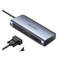 (DT)绿联 80133/CM179 适用苹果华为电脑 含PD/HDMI/VGA等接口 Type-C扩展坞(单位:个)