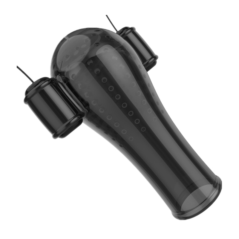 取悦阴茎头套延时锻炼训练器男用自慰器飞机杯阴茎套环水晶狼牙套成人情趣性用品震动延时套环情爱玩具