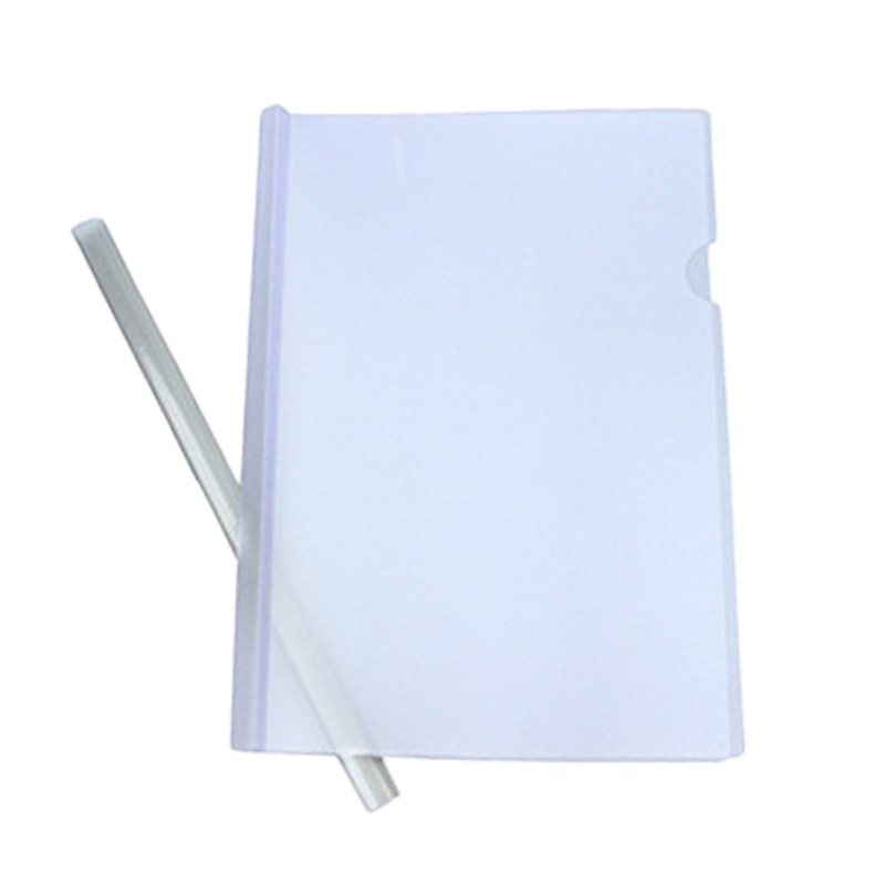 普天飞燕(PTFY) 加厚抽杆夹A4拉杆夹书皮书套透明文件夹 5个装