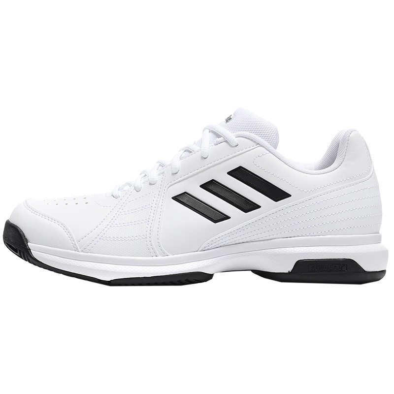 【自营】adidas阿迪达斯男子网球鞋网球训练运动鞋BB7664 BB7664白色+黑色