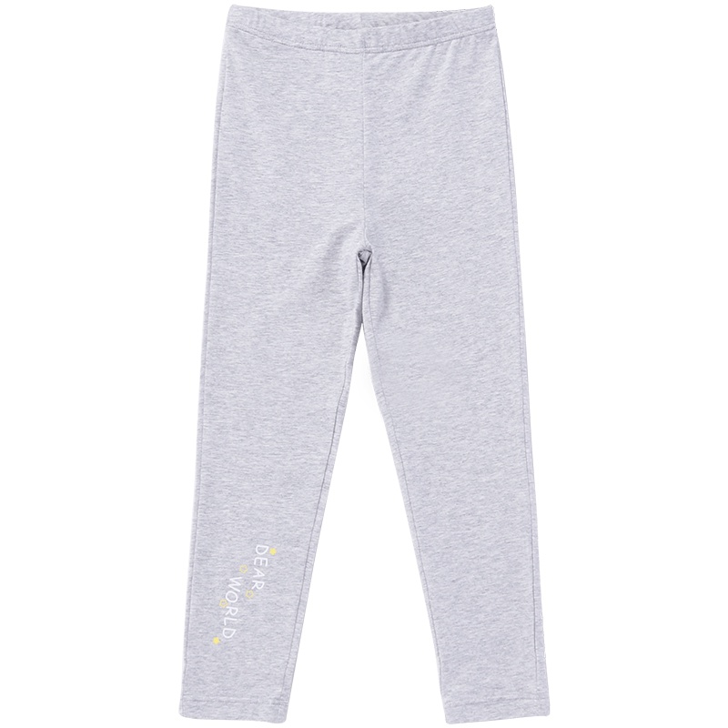 小红豆童装女童打底裤春夏薄款九分裤儿童外穿洋气宝宝夏装裤子修身潮