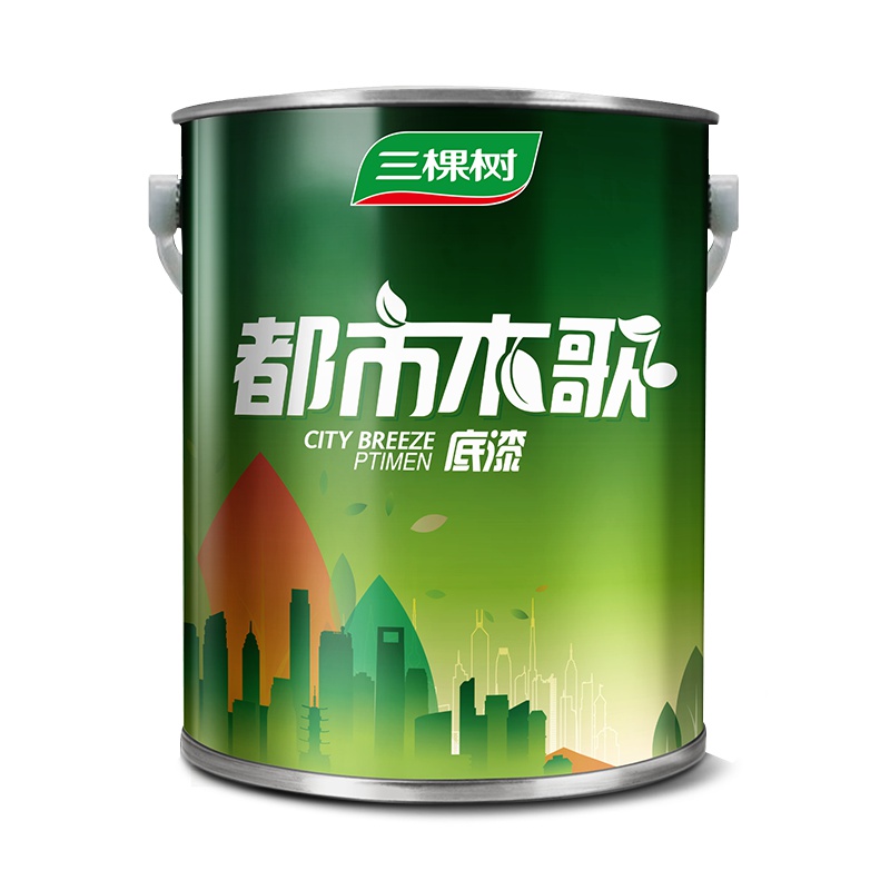 三棵树漆（SKSHU）内墙乳胶漆 都市木歌抗碱封闭底漆白色涂料油漆 6.5kg