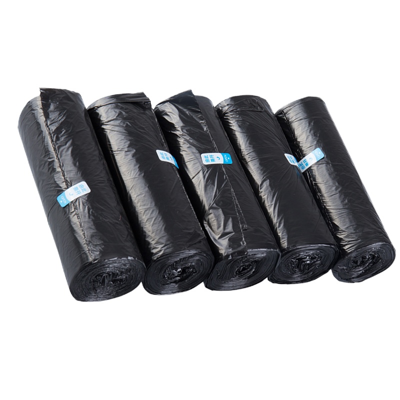 得力（deli）9588 家用办公垃圾袋 塑料袋平底 45×50cm 5卷/包