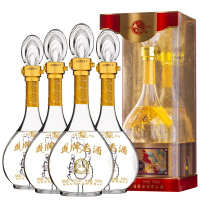 西凤 凤牌老酒金尊 52度 500ml*4瓶整箱装 浓香型白酒