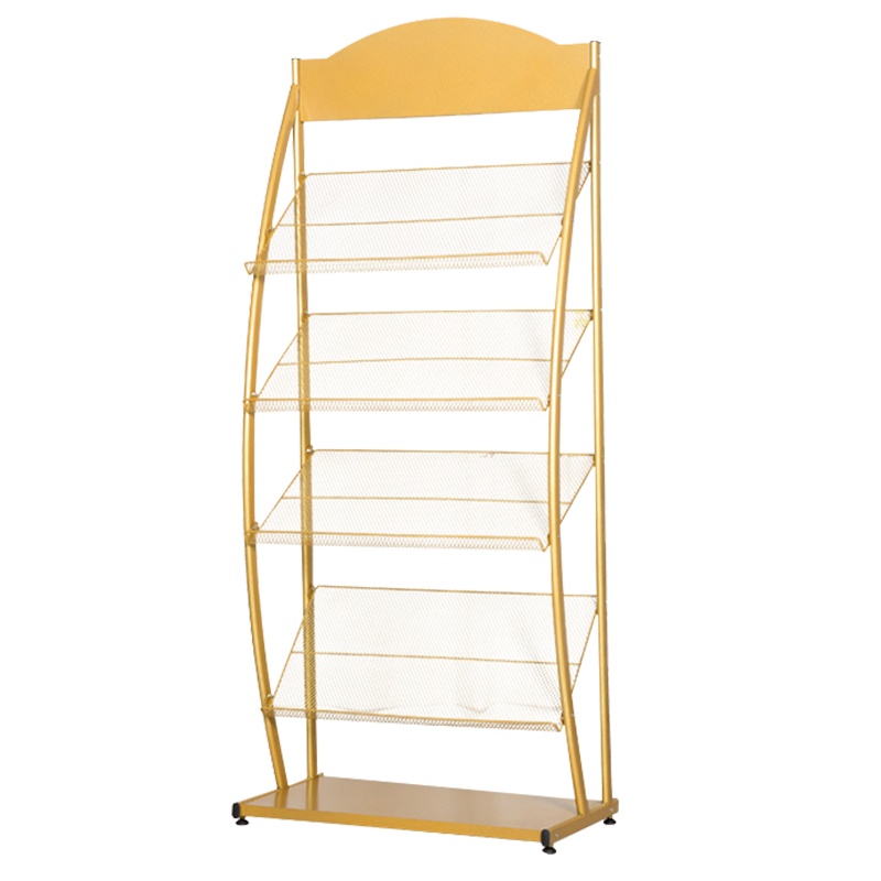 鑫金虎 办公家具杂志架报刊架书报架创意落地展示架宣传单页架书刊架彩页海报架