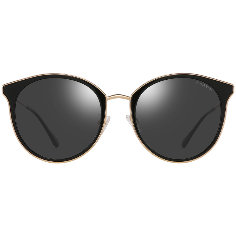 帕森新款偏光太阳镜女 时尚炫彩眼镜金属圆框猫眼韩版潮墨镜9915