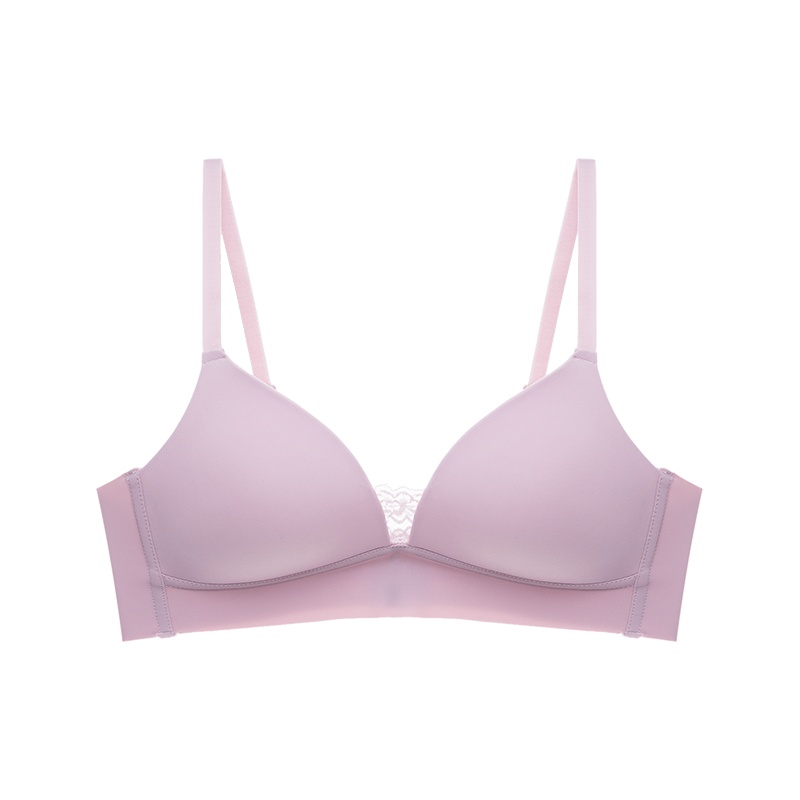都市丽人简约光面无痕U型美背聚拢无钢圈三角杯女士胸罩文胸内衣2B8547