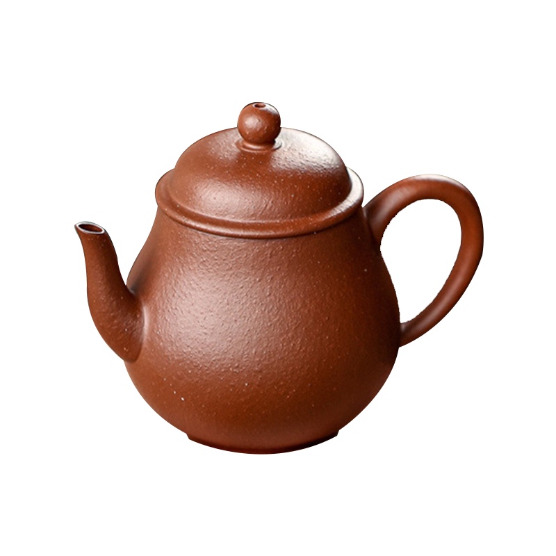 蕙韵 『生砂朱泥高潘壶』宜兴紫砂壶小品容量潮汕家用茶具套装茶壶 90ml