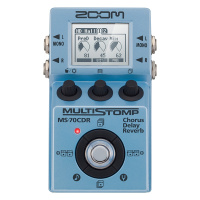 ZOOM MS-70CDR 合唱延迟混响 50G失真60B电吉他贝司综合单块效果器 乐器配件