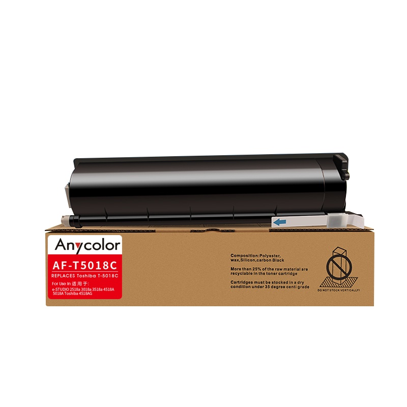 欣彩 T-5018C粉盒 黑色10K 适用东芝TOSHIBA e2518A 3018A 3518A 4518A 5018