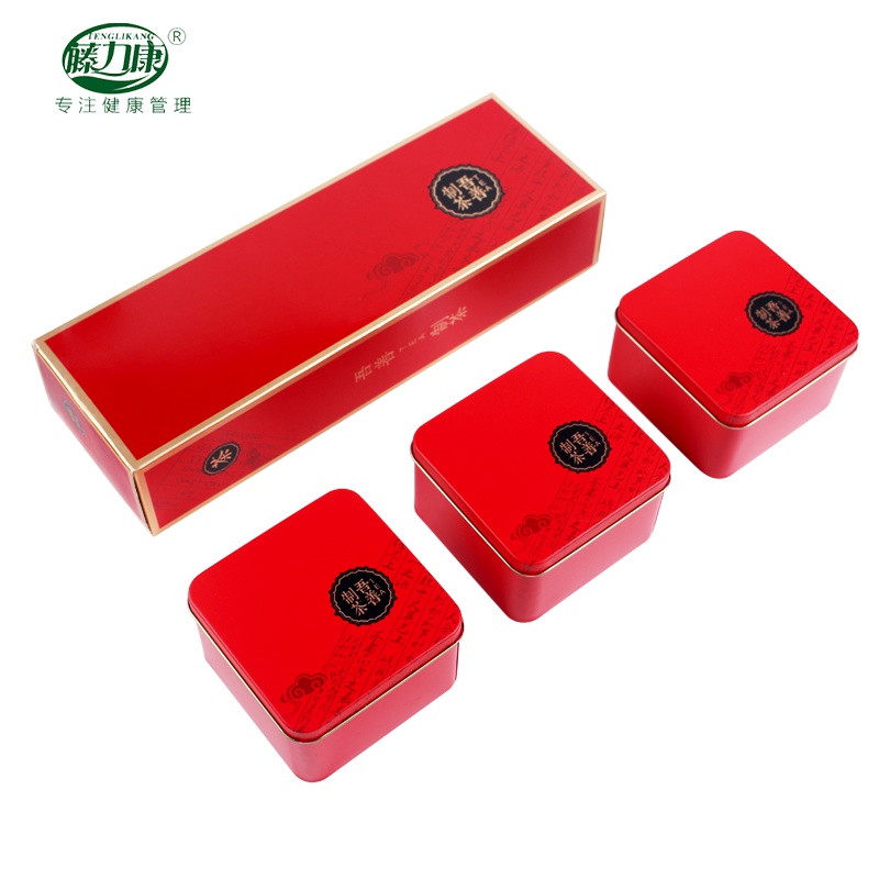 藤力康 野生藤茶 90g 莓茶嫩芽 野生霉茶长寿藤茶 铁盒包装