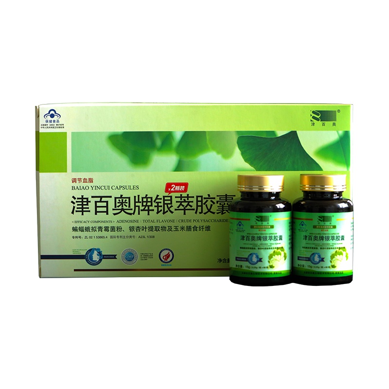 津百奥牌银翠胶囊0.25g/粒*60粒/瓶*2瓶