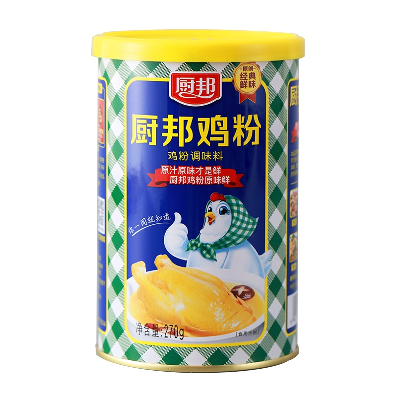 厨邦鸡粉270g 浓香鸡汁调味品炒菜调味料鸡精味精家用厨房调料