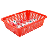 优百思(YOUBAISI)菜 筐(塑料筐篮子 长方形 洗菜篮 镂空蔬菜筐)