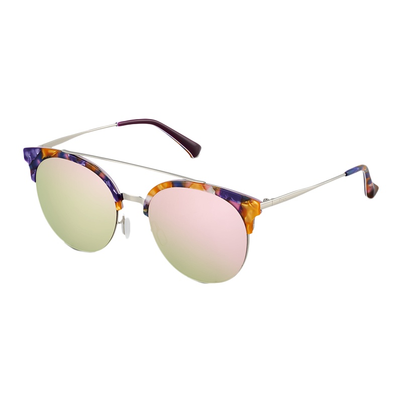 [帕莎]时尚太阳镜女士墨镜潮板材方形彩膜眼镜可配近视镜B67102