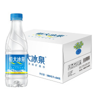 恒大冰泉天然弱碱性矿泉水 富含矿物元素 350ml*24瓶整箱装