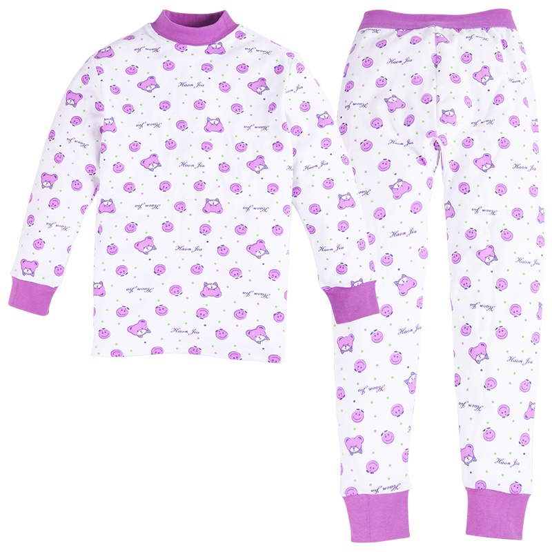 红豆（HODO）100%棉女童内衣套装全棉女童舒适儿童内衣系列