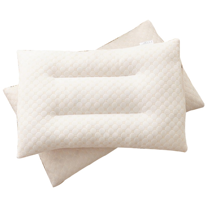 花花公子(PLAYBOY)颗粒枕乳胶枕枕芯 护颈枕成人单人针织棉枕头