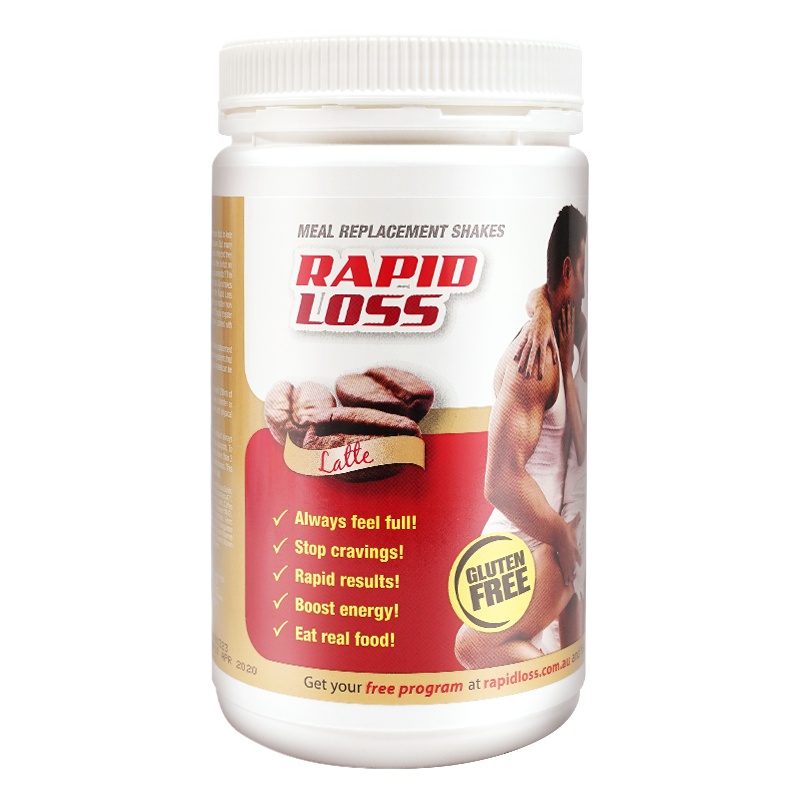 RAPID LOSS 拿铁味代餐奶昔 750g 膳食营养补充剂