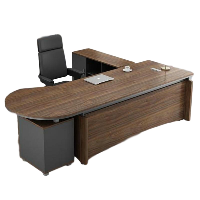 逐鹿中原简约现代半圆桌老板桌总裁桌DS-647老板办公桌办公桌经理桌