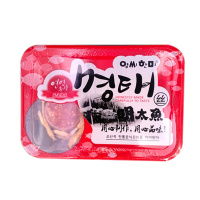 韩味食品 韩味精装鱼丝40g*1盒 带调料