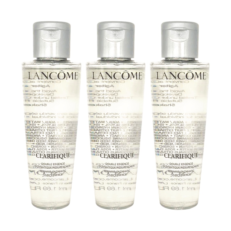 [专柜正品 顺丰速运]LANCOME兰蔻极光水 净澈焕肤双重精华水中小样 50ML*3