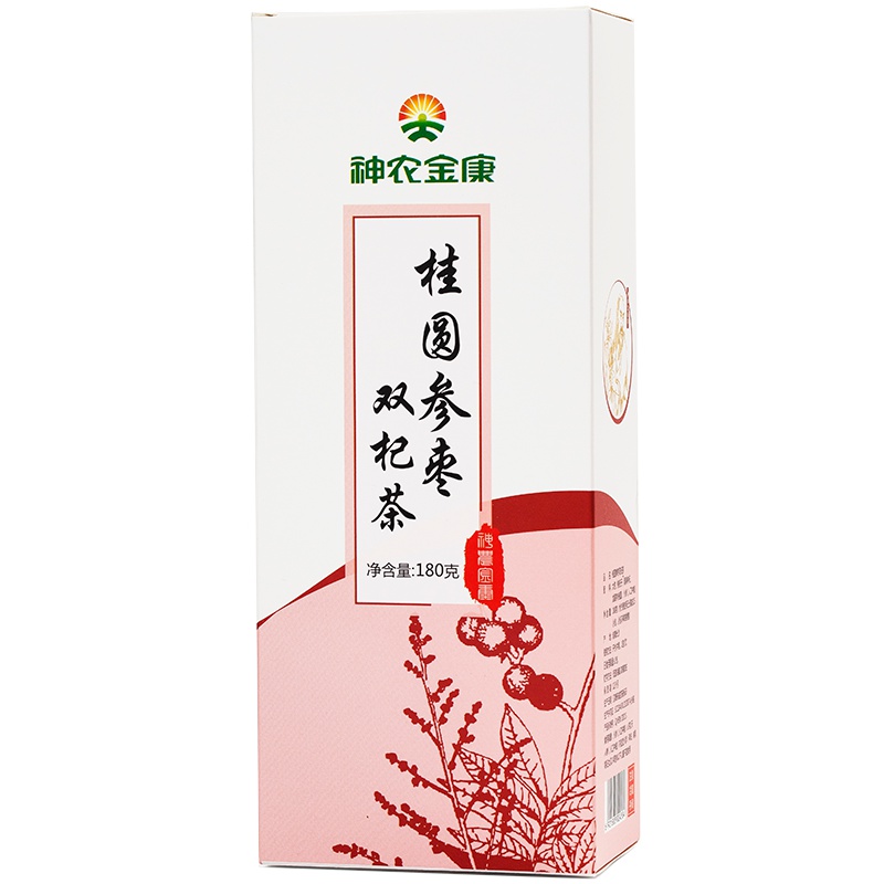 神农金康女人泡水喝的桂圆红枣枸杞茶人参组合五宝茶饮品男女八宝