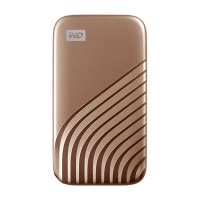 西部数据(WD) My Passport随行SSD版 NVMe技术 硬件加密Type-C固态移动硬盘 500G 繁星金