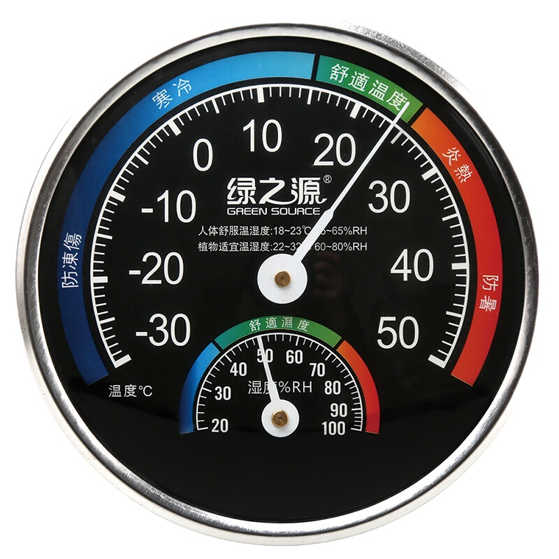 Comet 绿之源 台挂两式温湿度表大表盘