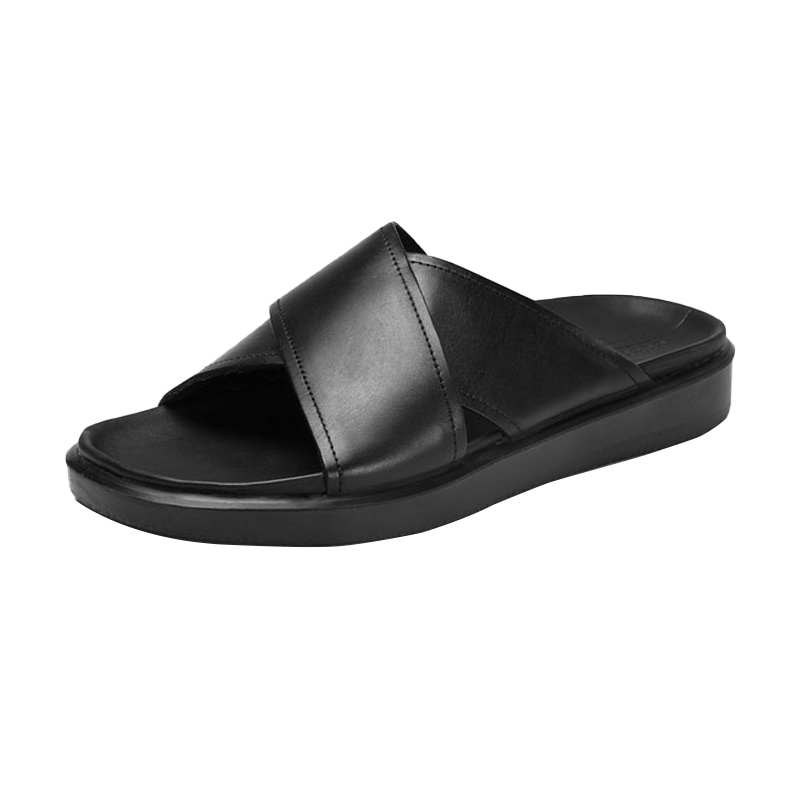 爱步(ECCO) 柔畅奢华系列 新款男士休闲透气简约懒人鞋沙滩鞋 273834