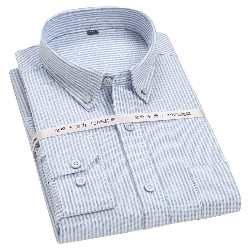 金盾(KIN DON)2021年冬季新款男士衬衫加绒加厚款商务休闲纯色青中年经典款爸爸装衬衣长袖衬衫男外套男装