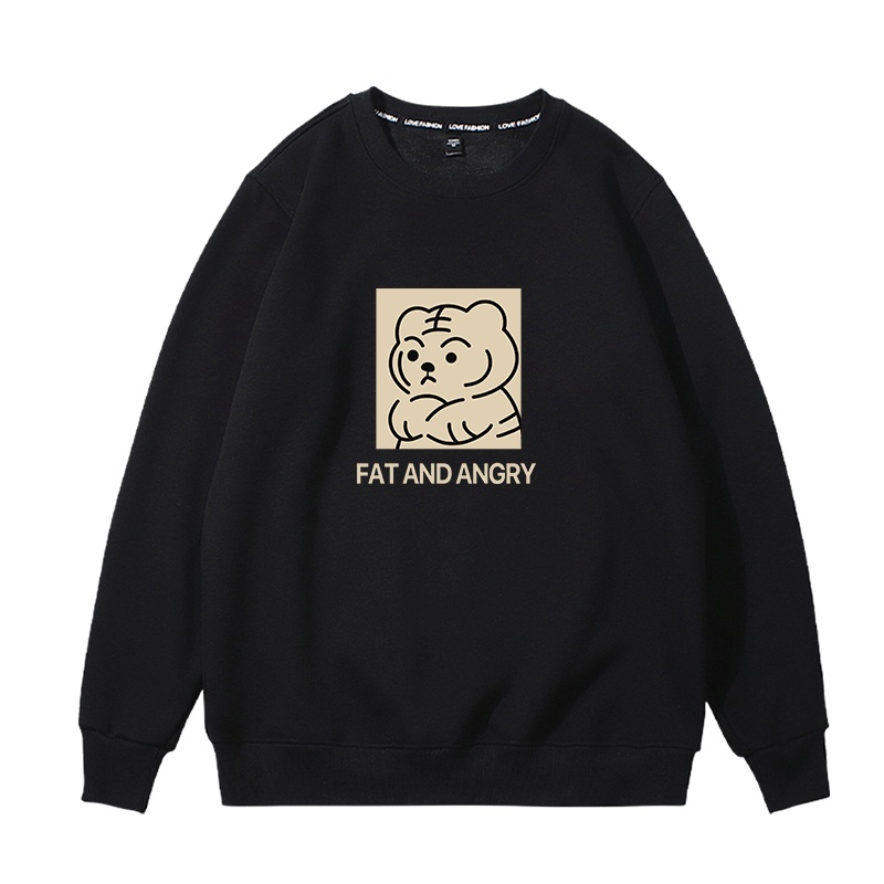 DEBRAND潮牌卫衣虎年新款超火小老虎加绒加厚ins百搭宽松情侣外套