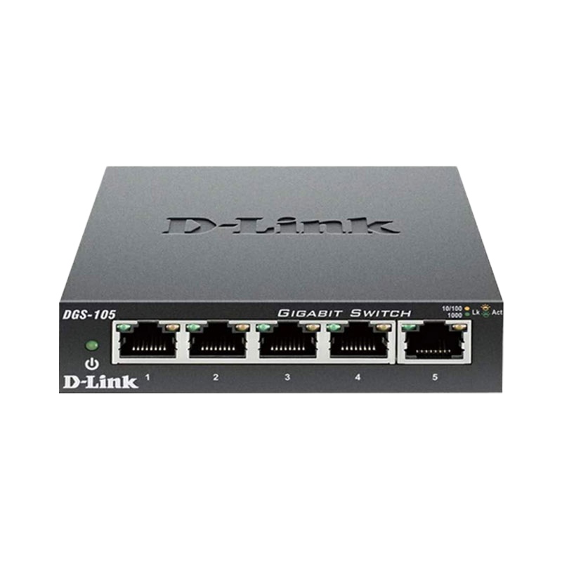 (DT)友讯(DLINK)DGS-105 5口千兆 铁盒 交换机 (计价单位:台)