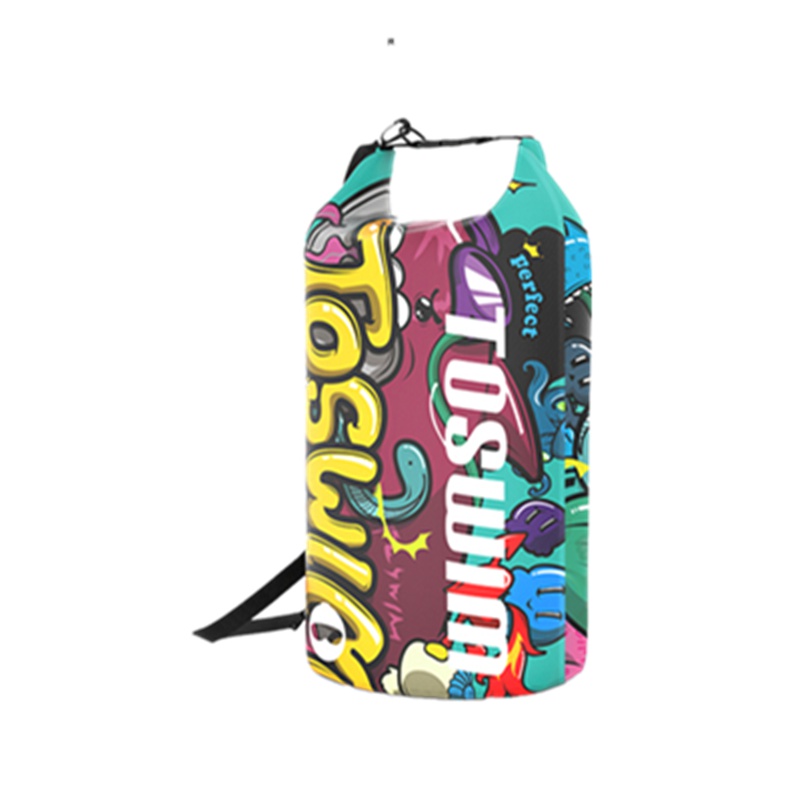 TOSWIM游泳包干湿分离包防水单肩包沙滩收纳袋男士女士健身用品PVC背包装备 游泳专用包