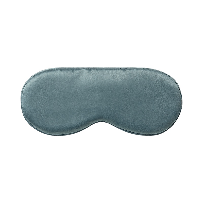 小米8H真丝时尚眼罩桑蚕丝透气抗菌睡眠遮光眼罩缓解眼疲劳ZS1-秋波蓝