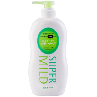 资生堂(Shiseido)旗下 SUPER MiLD 惠润 清爽柔顺型沐浴露 淡雅柑桔香 650ml