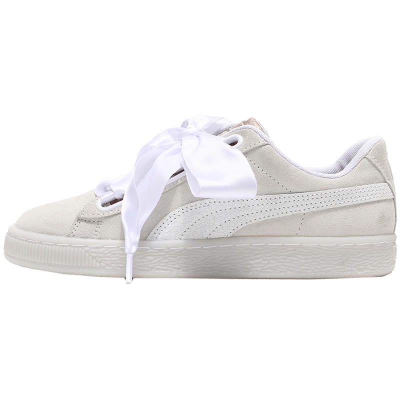 PUMA彪马运动鞋休闲小白鞋蝴蝶结板鞋女鞋367029 36702901彪马白