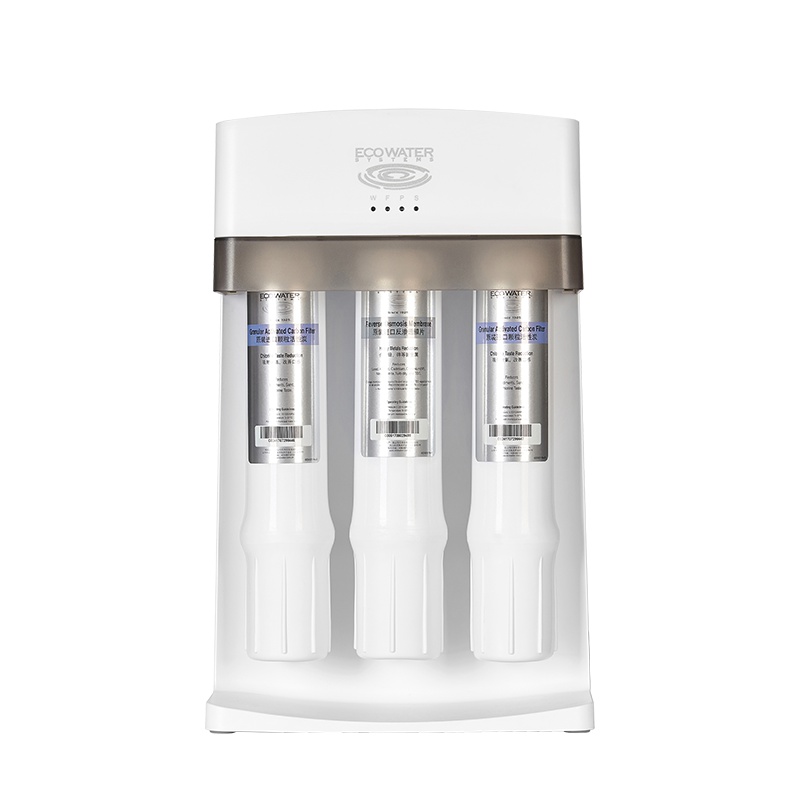 怡口(ECOWATER)家用净水器升级款1:1低废水比反渗透纯饮2.5L大流量ERO001-3