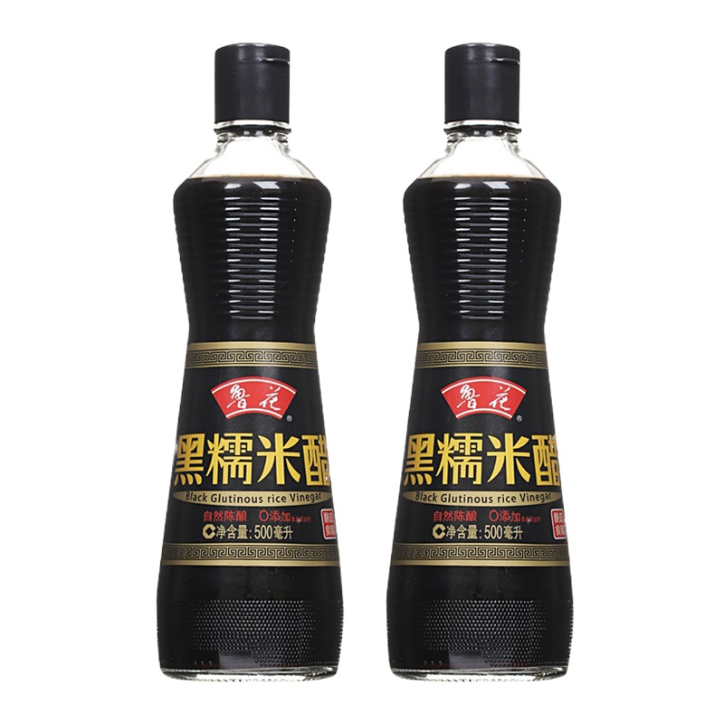 鲁花黑糯米醋 500ml*2瓶（部分地区不发货，具体区域请参考详情）