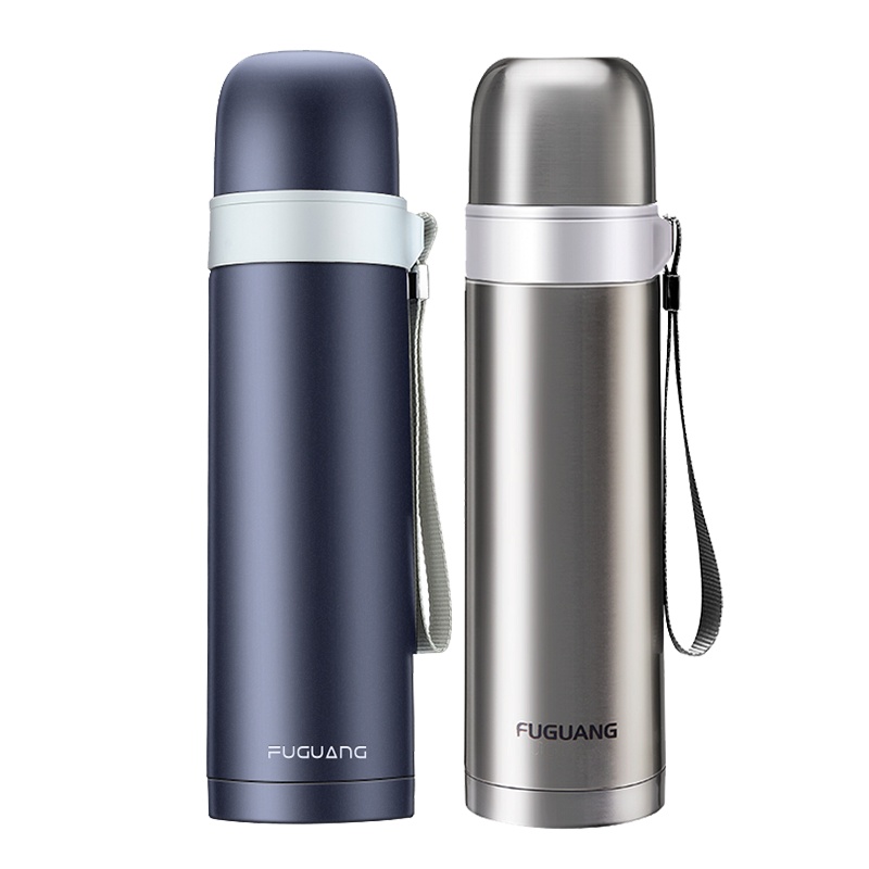 富光保温杯 户外运动旅行便携泡茶水杯子 时尚男女款经典304不锈钢保温杯 500ml