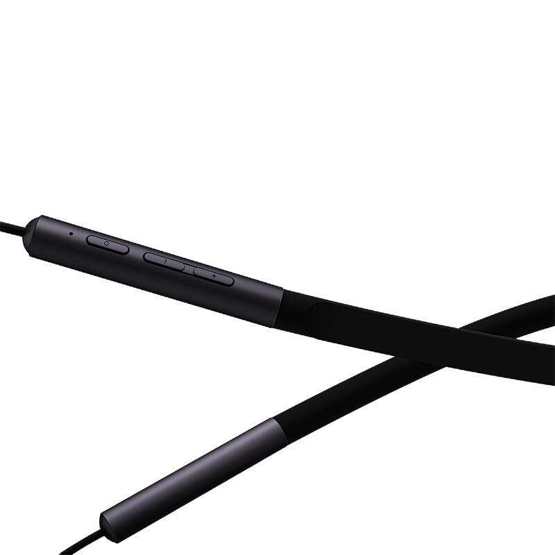 小米蓝牙项圈耳机入耳式手机耳机无线蓝牙磁吸式运动跑步耳塞带麦可通话音乐耳机通用黑色