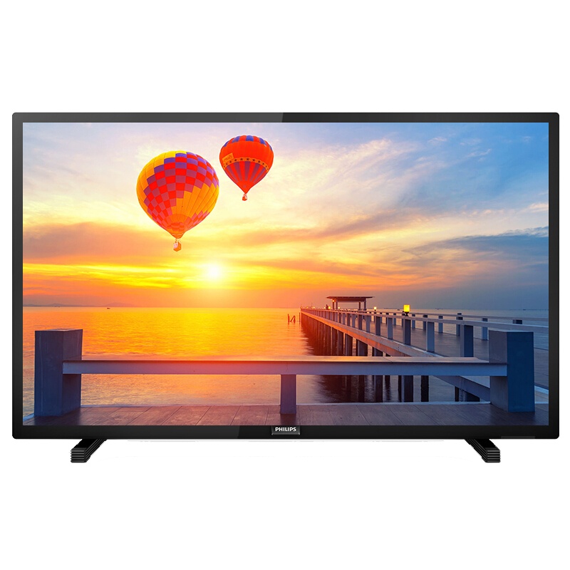 飞利浦(PHILIPS)显示器 24英寸全高清1080P平板液晶电视机 显示器两用 黑色 24PFF5595