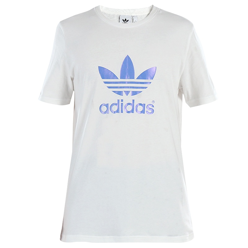 阿迪达斯(adidas)夏季男士Foil Print Tee短袖运动T恤 DP8570