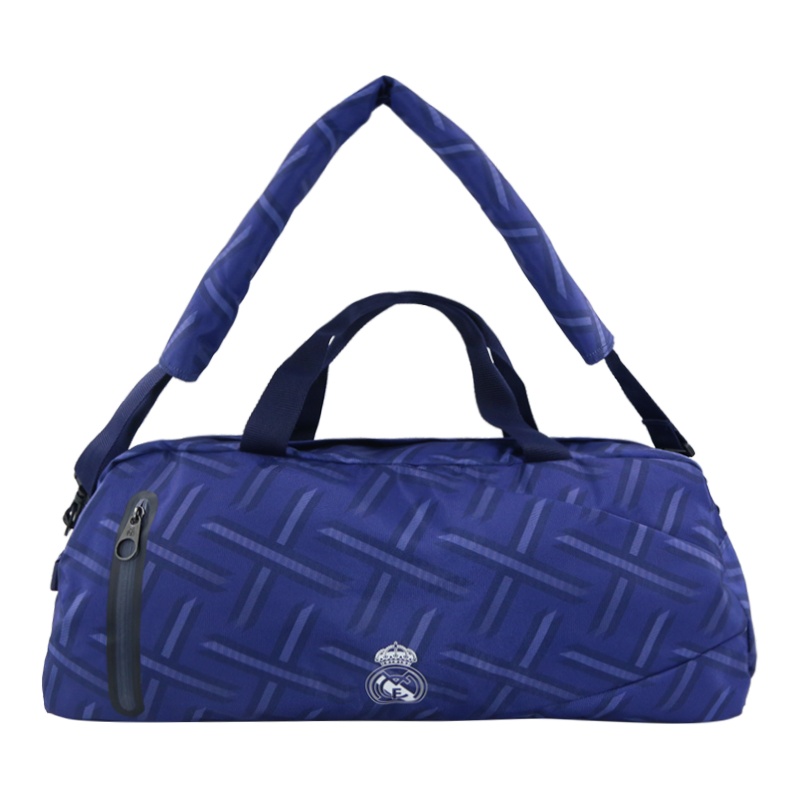 皇家马德里Realmadrid官方正品时尚男女士多功能大容量手提运动户外健身训练商旅行电脑单肩挎书包背包蓝色