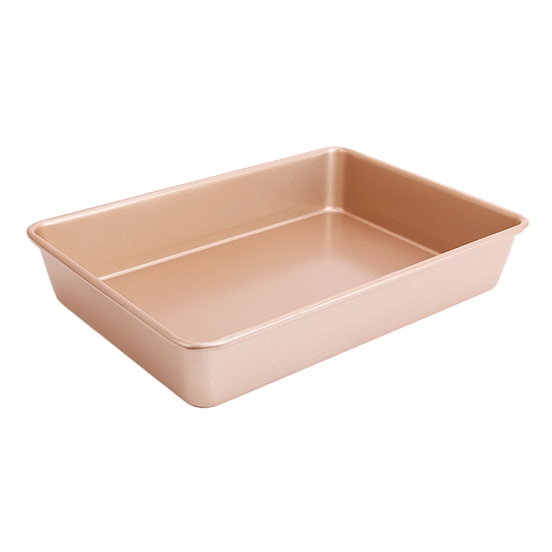 学厨 13寸深款长方形不粘烤盘蛋糕饼干面包月饼烤盘烘焙模具 蛋糕模具 WK9041