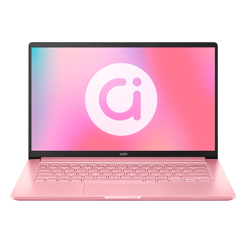 华硕(ASUS)a豆 adolbook14 十代英特尔酷睿i5 14英寸金属轻薄笔记本电脑(i5-10210U 8G 256G 16G傲腾增强版)梦境粉