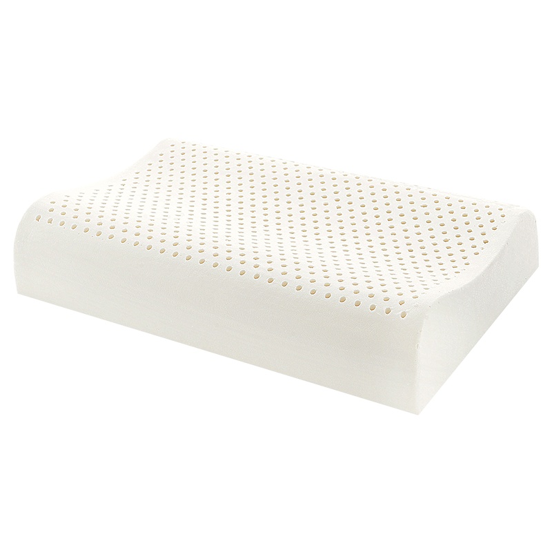 南极人(NanJiren)泰国天然乳胶枕头防螨抑菌睡眠枕头单人学生成人高低记忆枕芯舒适波浪标准款