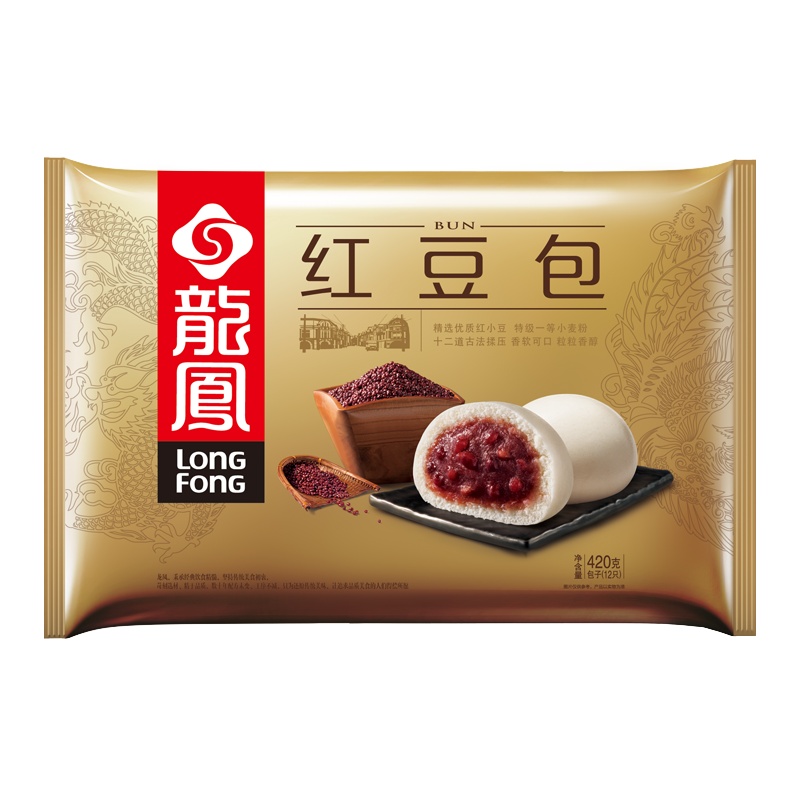 龙凤红豆沙包(420g)