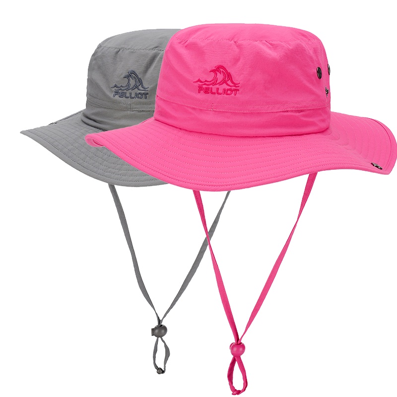 伯希和户外垂钓防晒帽男女运动遮阳防晒夏季渔夫帽排汗透气耐磨速干稳固折叠旅游太阳帽子